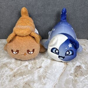 11 In Aphmau Meemeow Onion Ring Cat Celestial Moon Cat Plush Set Of 2 READ**